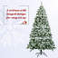 Arbre de Noël artificiel pin floqué-51504554