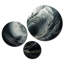 Grey Tempest Dance In Storm III - Storms Printed Metal Wall Art