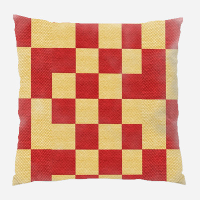 Coussin décoratif en tissu