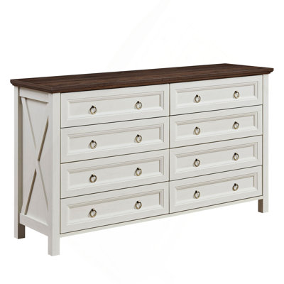 Commode de ferme pour chambre à coucher, meuble télé rustique en bois pour commode, organisateur de commodes de rangement pour chambre à coucher, salon, couloir