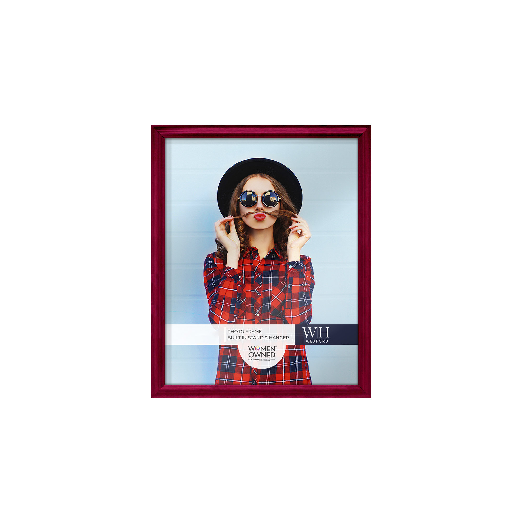 Apolline Wood Picture Frame, Burgundy, 8" x 10"