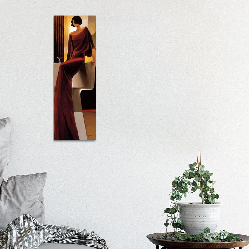 Poise by Keith Mallett - Wrapped Canvas Panoramic Painting, 30.48 cm H x 91.44 cm W x 1.91 cm D