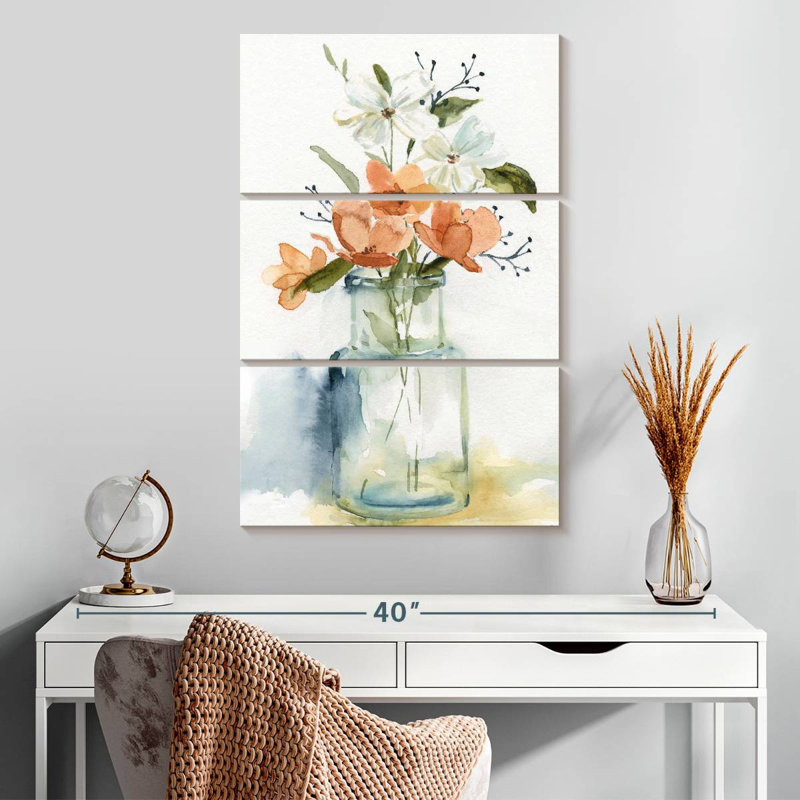 Harnek Simple Blossoms I, H 32 po x l 20 po