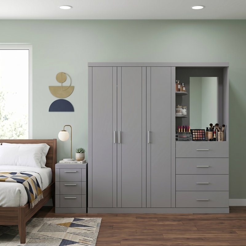 Piece Bedroom Set, Cool Grey