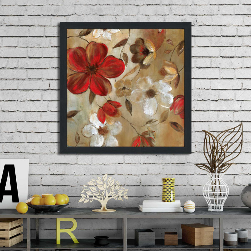 " Ready For Red I " by Carol Robinson, 27.5" H x 27.5" W x 0.75" D