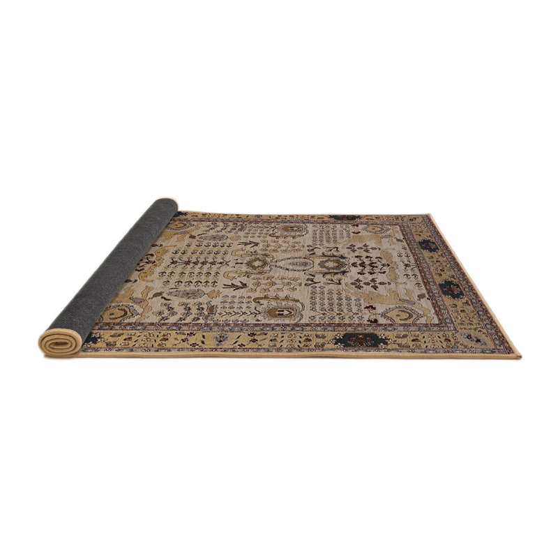 Tapis oriental brun / noir Grapeland, Carré 8 pi