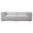 Vice 2PC Modular Sofa In Barley Fabric