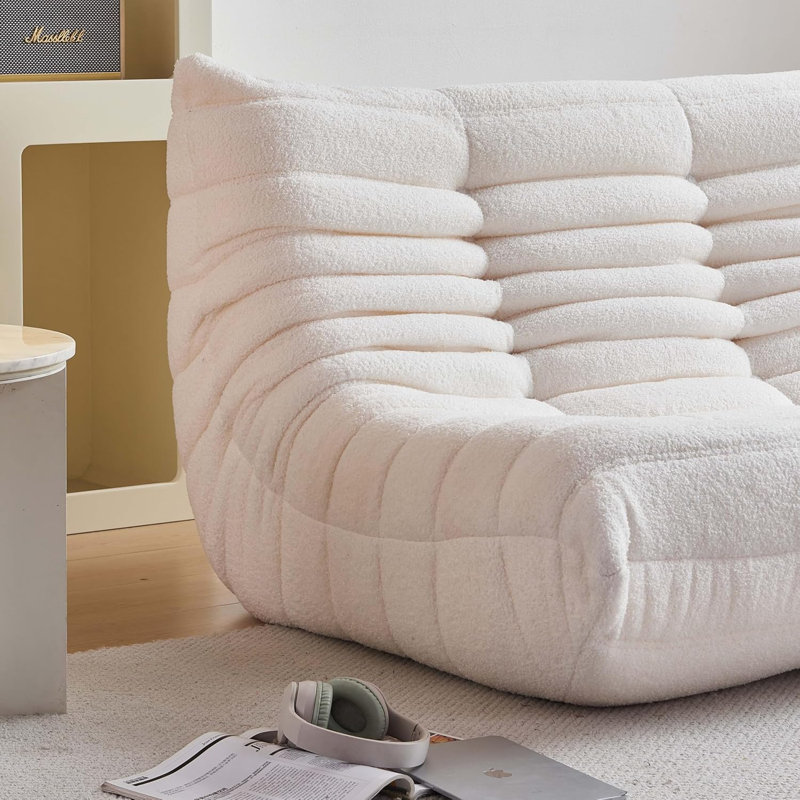 Bean Bag Chair, Fireside Chair, Large Bean Bag Chair For Adults, Bean Bag Chairs For Teens With High-Resilience Foam, Non-Slip Base Floor Lounge Sofa,Living Room