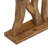 Dunand Brown Teak Wood Small Live Edge Tree Trunk Console Table 35" x 14" x 32"