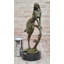 Sculpture Art Nouveau bronze sur balançoire - base en marbre
