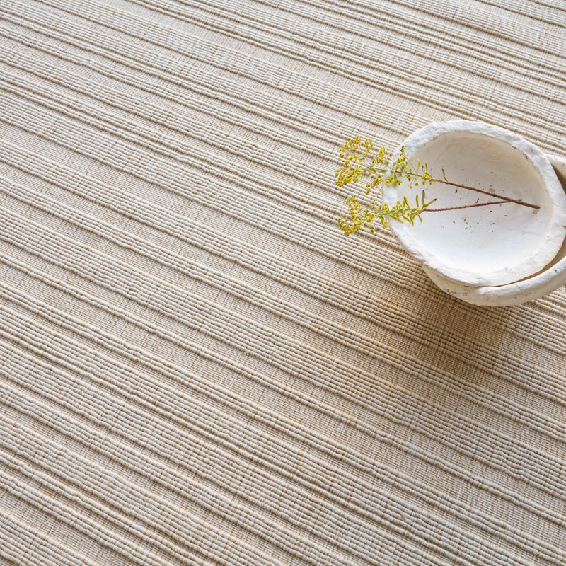 Bandera Handmade Solid Cream/Beige Area Rug (8'X10'), Runner 2'6" x 8'