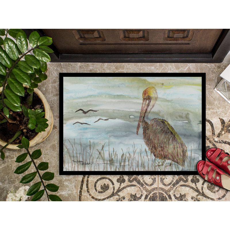 Kyle Non-Slip Outdoor Doormat, Rectangle 1'5" x 2'2"