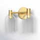 Redmond 2 Light Glass Dimmable Armed Sconce