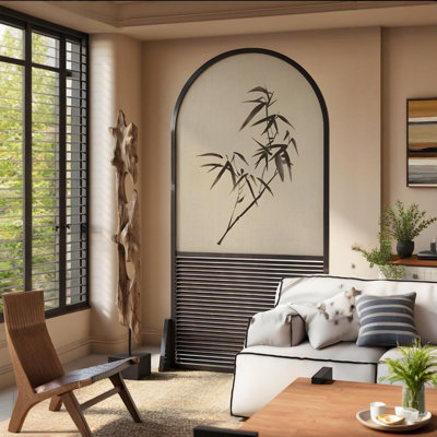 Zen Bamboo Wooden Screen