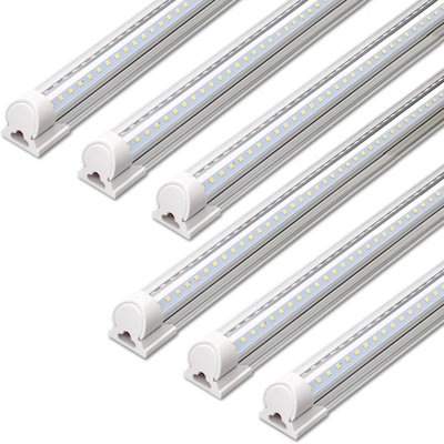 Barrina 4FT T8 Led Shop Light , 40W, 5500LM, 5000K, 6 Packs