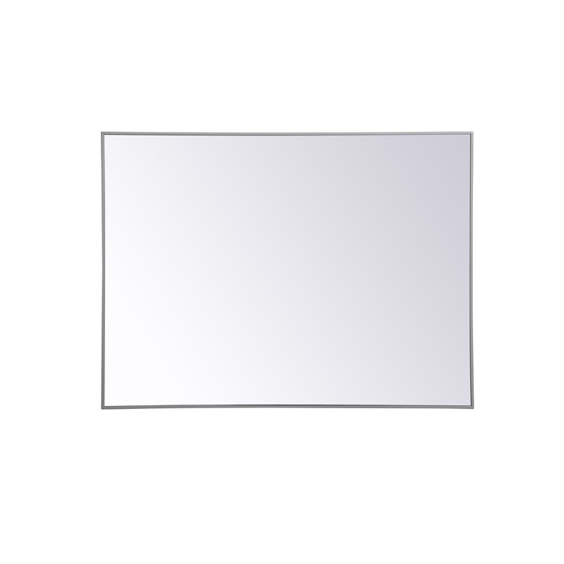 Miroir mural Sabine, 48 po x 36 po, gris