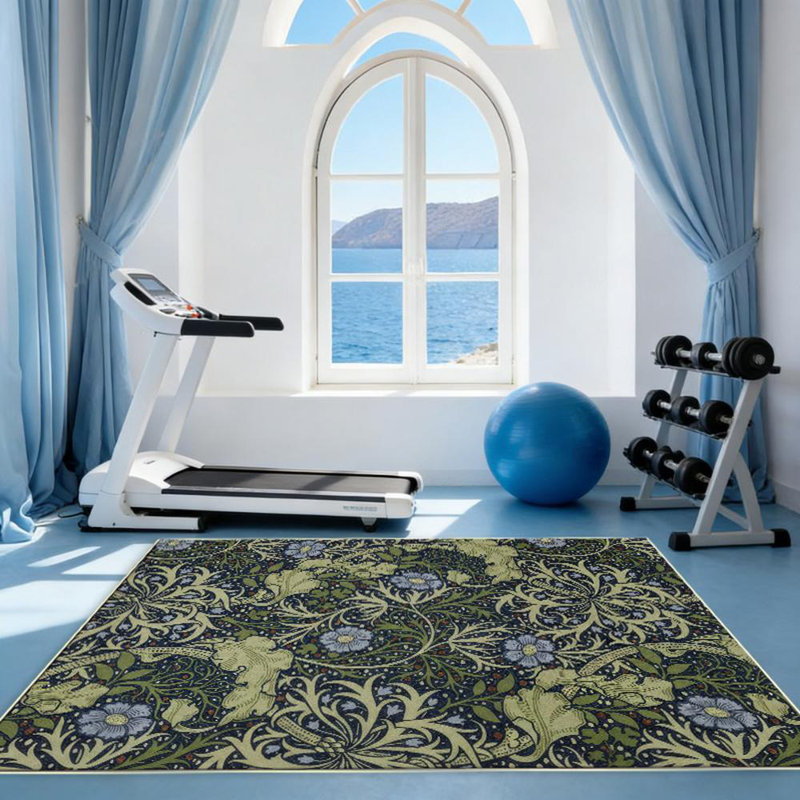 Art Nouveau Style Area Rug, Soft And Lightweight, Suitable For All Seasons, Easy To Maintain And Easy To Clean, Machine Washable Carpet Floor Mat, Suitable For Living Room, Bedroom, Hallway, Balcony, Patio, Room Decor, Home Decor, Outdoor Decor