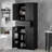Bathroom Storage Cabinet With Multi-Functional Storage Space, Drawer With Slide Rails, Adjustable Shelf, Black-810829102