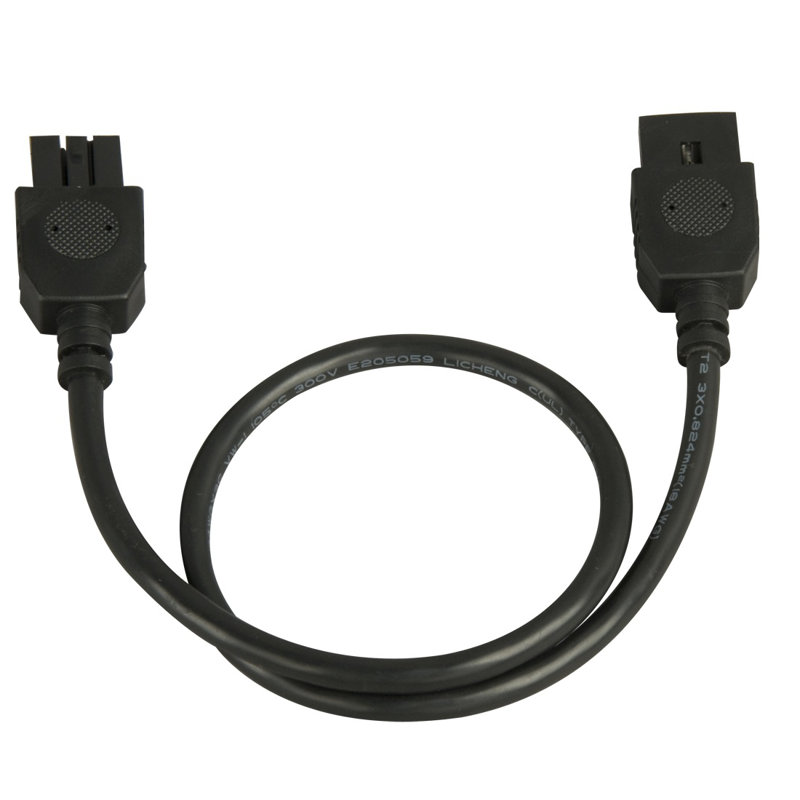Statesboro MXInterLink4 Connector Cord, Black, 0.5" H x 24" W x 1" D