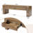 55" Entryway Bench with 2 Storage Drawers