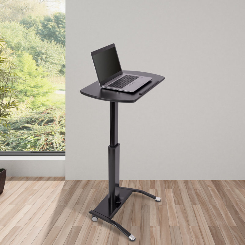 Chariot pour ordinateur portable Aldestaed, Noir / Noir