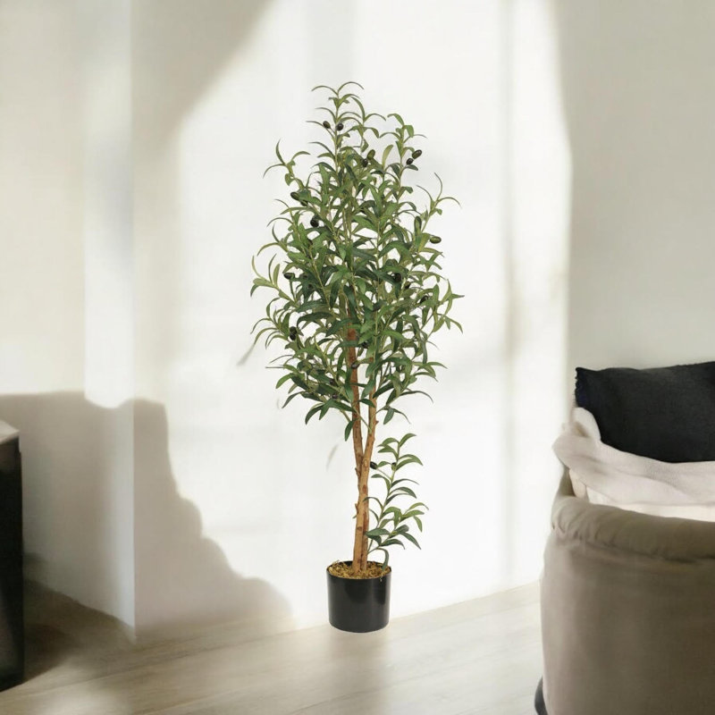 120cm Faux Olive Tree Tree in Pot