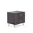 Elms Espresso Finish Accent Table
