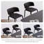 Chaise d'appoint rembourrée en cuir avec siège rembourré Saddle-11851417