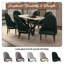 Chaise d'appoint rembourrée en cuir avec dossier incurvé Simoneau-233060873