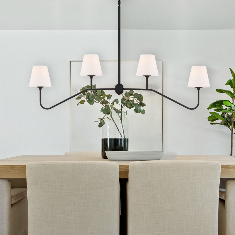 Lane 4-Light Chandelier, Noir, noir, noir, noir