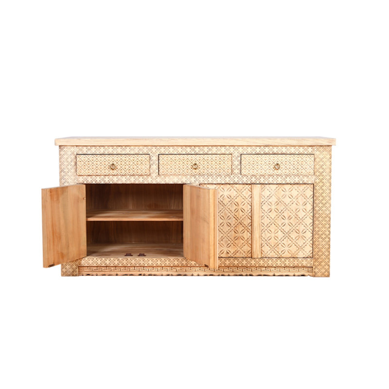 Armoire décorative en bois massif Living Room