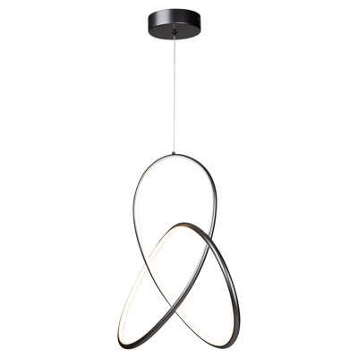 1 - Light Grey LED Unique/Statement Pendant