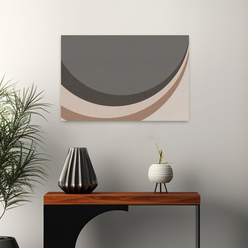 Modern Modern Waves, impression élégante et minimaliste, 16" H x 24" W