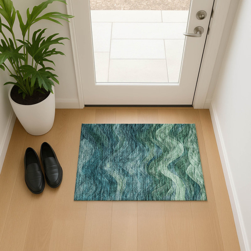 Tapis tourbillon de qualité supérieure lavable à la machine AMF1700, Rectangle 1 pi 8 po x 2 pi 6 po