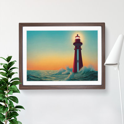 Lighthouse Seascape Vol.3 - Single Picture Frame Print