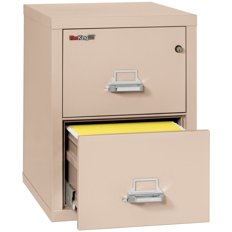 Fireproof 2 - Drawer File Cabinet, Champagne