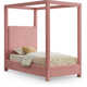 Upholstered Canopy Bed