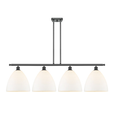 Luminaire suspendu linéaire à 4 lumières pour îlot de cuisine Allure
