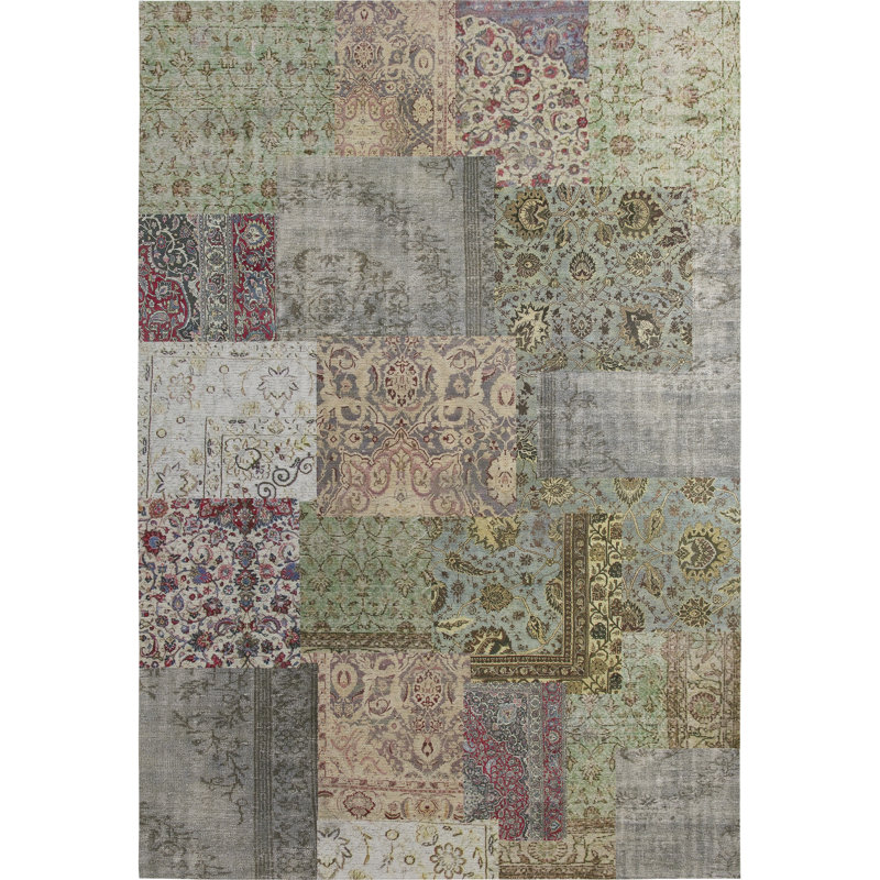 Segrest Patchwork Hand Woven Area Rug, Rectangle 200 x 290cm