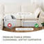 Canapé modulaire en forme de L à compression de 113 po-130168156