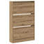 Shoe Cabinet 80 X 21 X 125.5 Cm Engineered Wood-1092215955