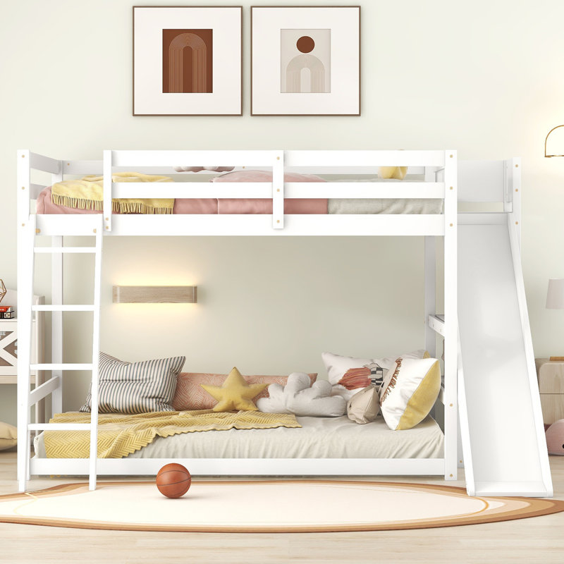 Ikeoluwa Kids Full Over Full Bunk Bed, White