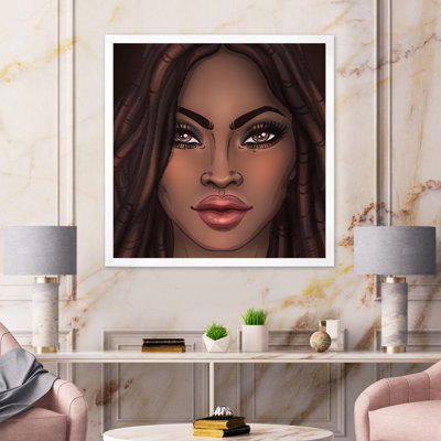 Portrait de femme afro-américaine I - Impression sur toile
