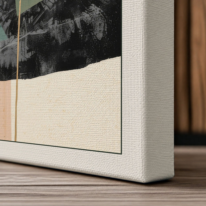 Dried Botanicals in Glass Botanical - Wrapped Canvas, 30x20 - 76.2 x 50.8 cm, Cream Border