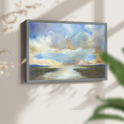 L'aube se brise - Reproduction encadrée - Restickable