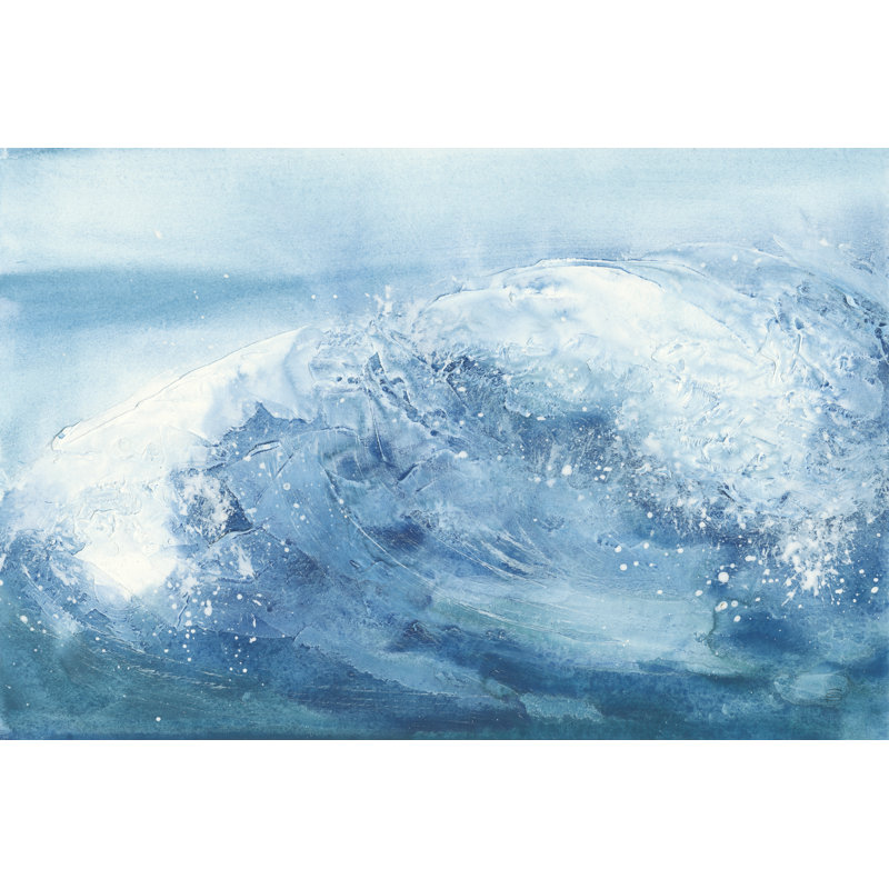In the Blue IV by Chris Paschke - Wrapped Canvas Painting, 30cm H x 46cm W