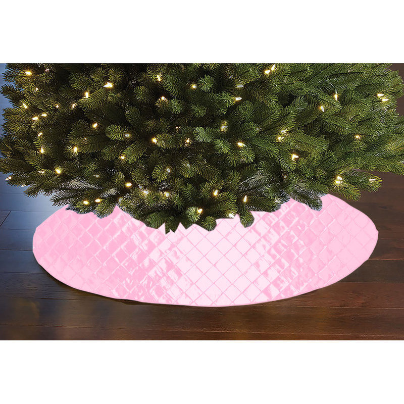 Cache-pieds d'arbre Noël, Rose