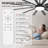 72 Inch Ceiling Fan With Light And Remote ,Indoor/Outdoor Large Fan With Remote , 10-Blade Fan For Patios