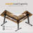 Schlater 63'' L-Shaped Height Adjustable Standing Desk-1918035722-1918035716