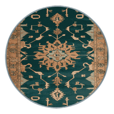 Tapis bleu lavé à la machine